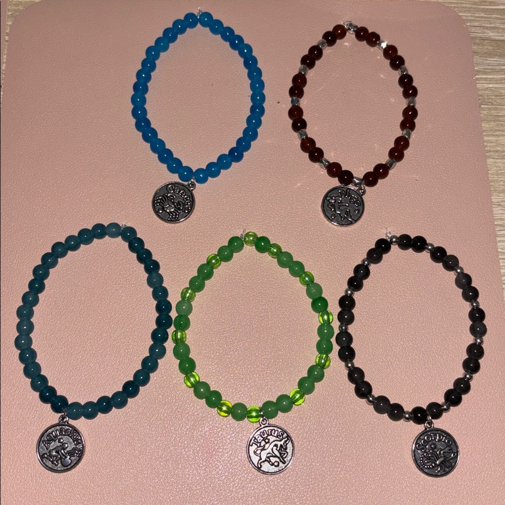 Zodiac handcrafted bracelets-Pick 1
